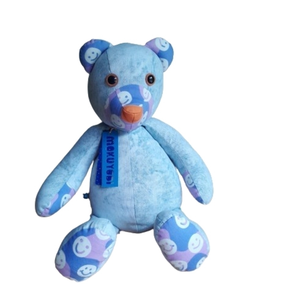 Mokuyobi Bear New UO Exclusive Patchwork  Denim Plushie Toy